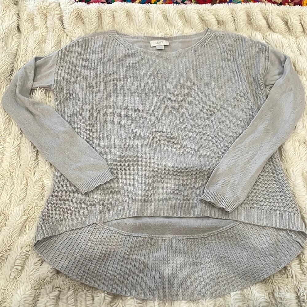 Ann Taylor Loft grey sweater size medium